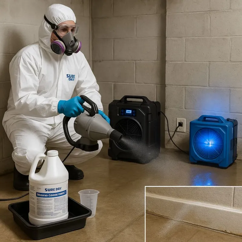 Sanitization and Odor Removal process in Escobares, TX