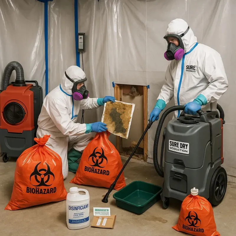 Contaminated Water Handling Protocols process in Escobares, TX