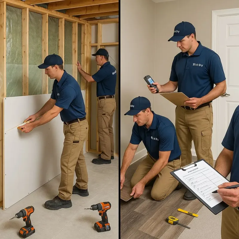 Repairs and Reconstruction process in Escobares, TX